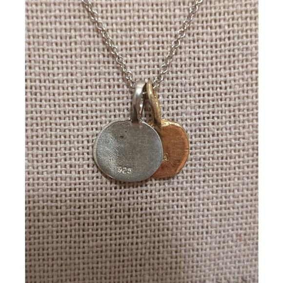 Sterling Life and Tree of Life Charm Necklace on Sterling 16-18\